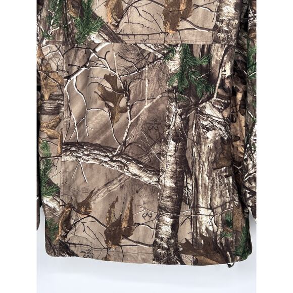 Real Tree Men’s Scent Control Camouflage Hunting Jacket Size L Outdoor Fishing - Picture 16 of 16